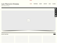 Tablet Screenshot of leomancinihresko.com